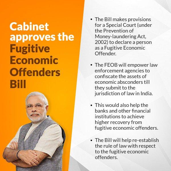 Fugitive Economic Offenders Bill, 2018: A Weapon against Wilful Malefactors?