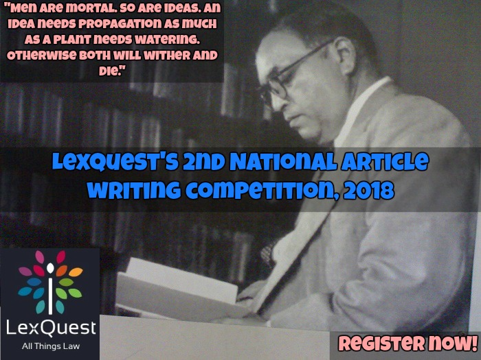 LexQuest’s 2nd National Article Writing Competition, 2018